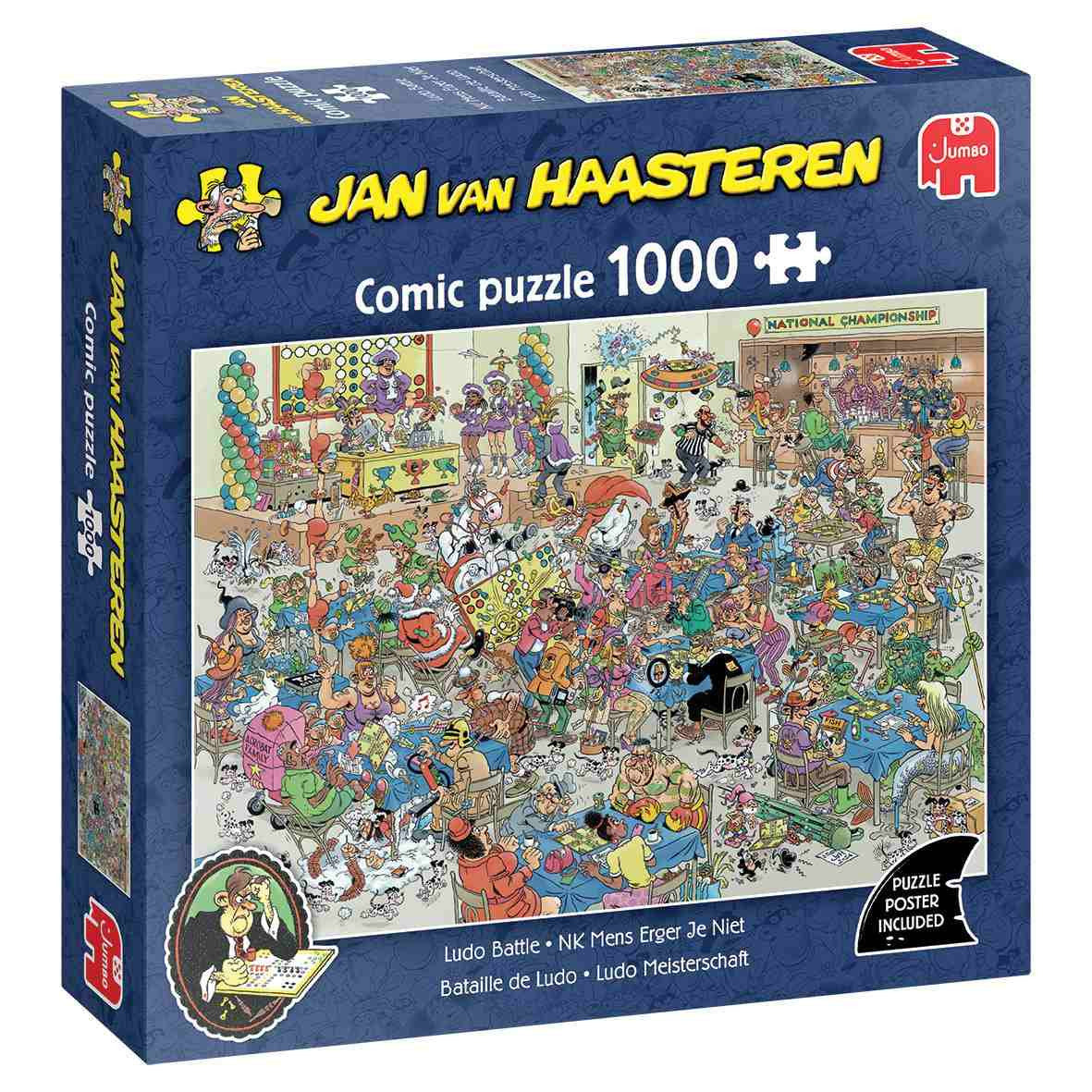 JvH Ludo Battle 1000 pcs - Jumbo Puzzle - JB1110100482
