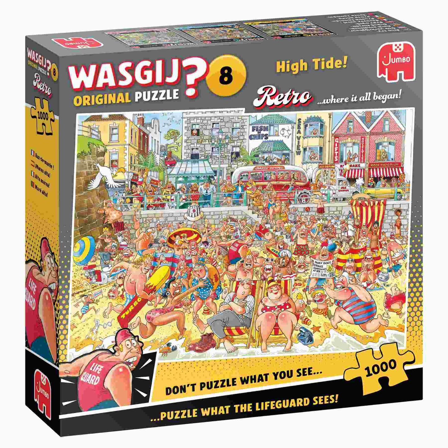 Wasgij Retro Original 8 - High Tide 1000 pcs - Jumbo Puzzle - JB1110100579