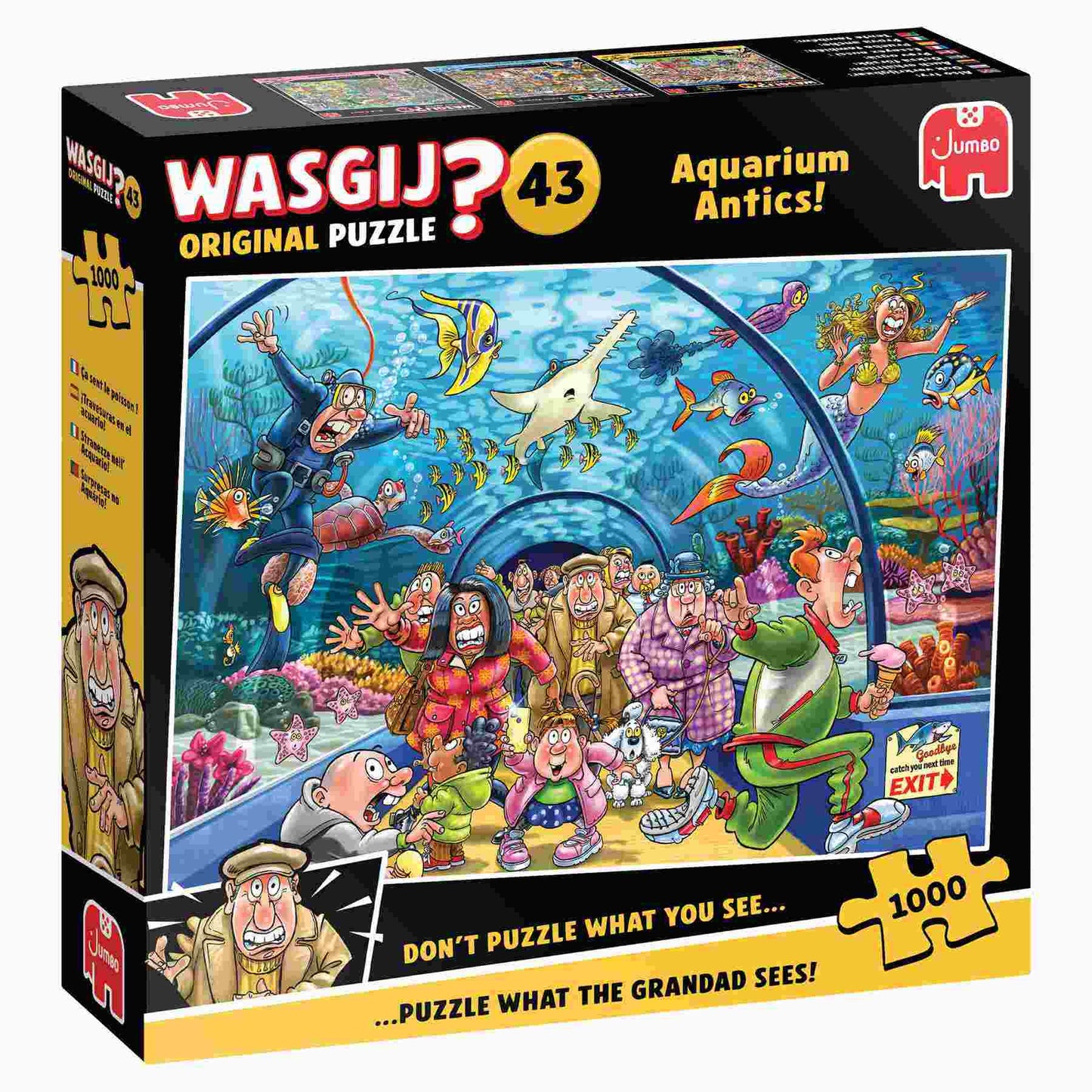 Wasgij Original 43 - Aquarium Antics 1000 pcs - Jumbo Puzzle - JB1110100585
