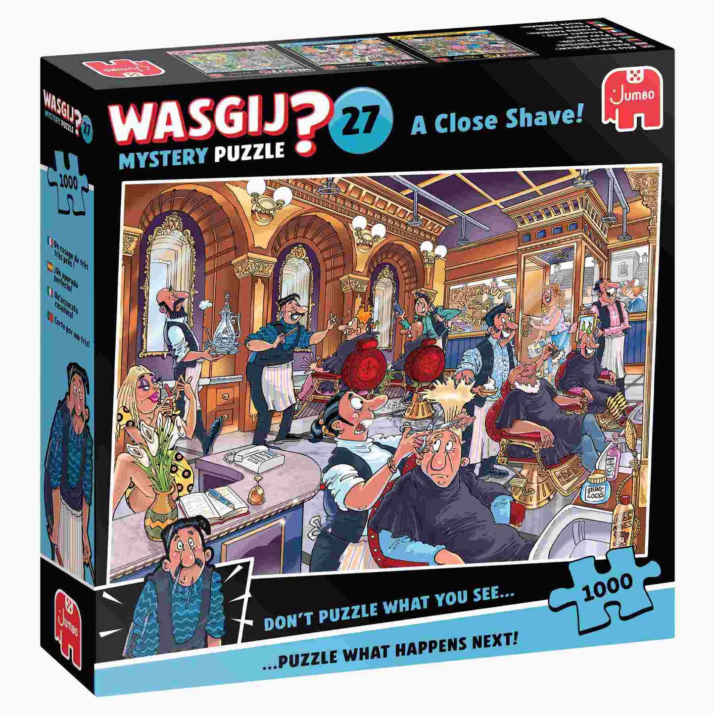 Wasgij Mystery 27 - A Close Shave 1000 pcs - Jumbo Puzzle - JB1110100593