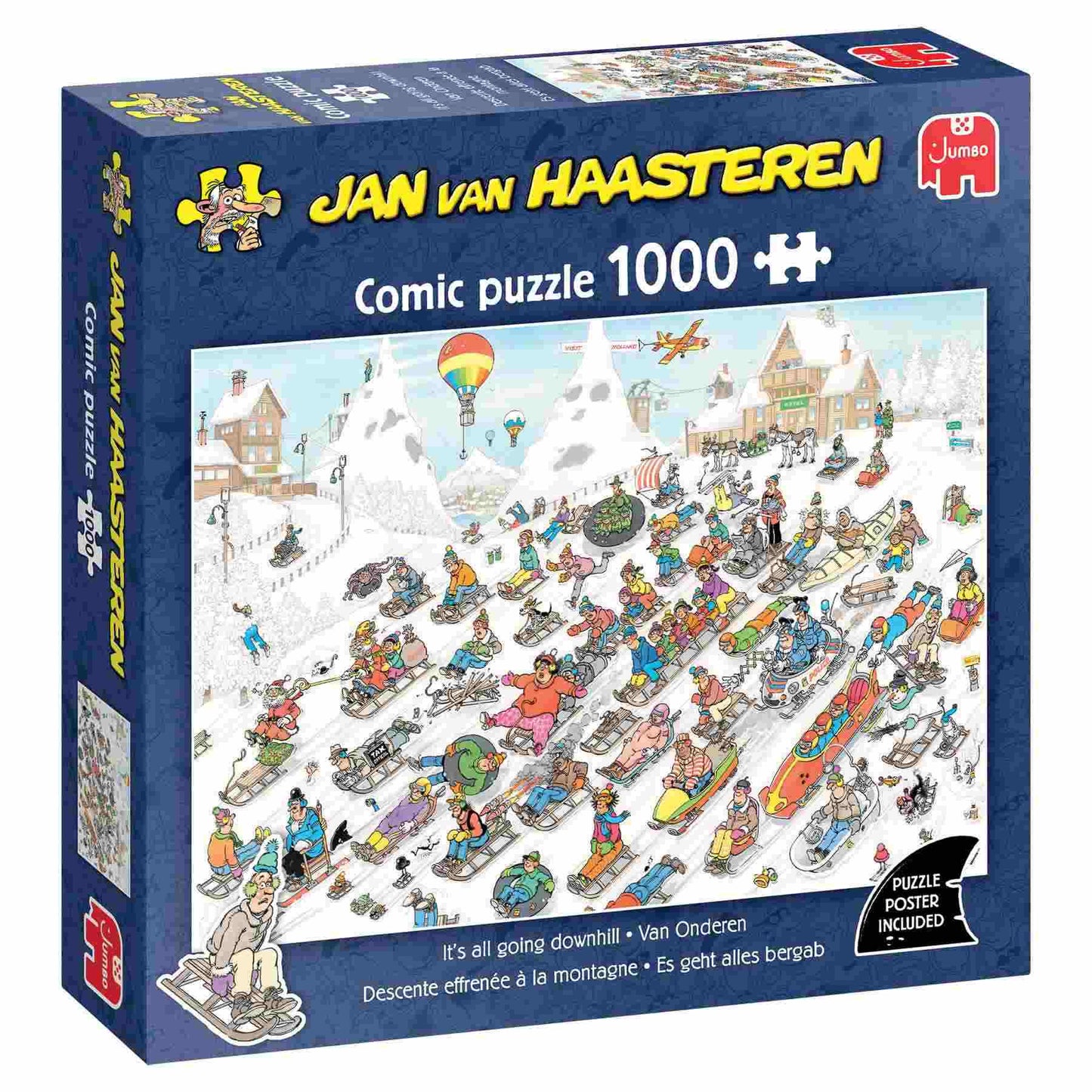 JvH It's All Going Downhill 1000 pcs - Jumbo Puzzle - B1110100615