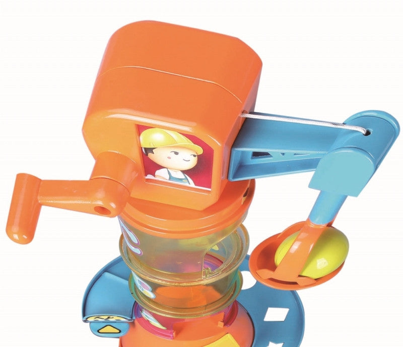 Stacking Crane w/Volvo Dump Truck Bb Junior Bur16-88605