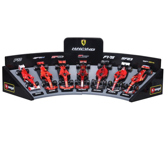 Ferrari F1 Deluxe Gift Box (cars + Stand) 1/43 Bburago 18-36864