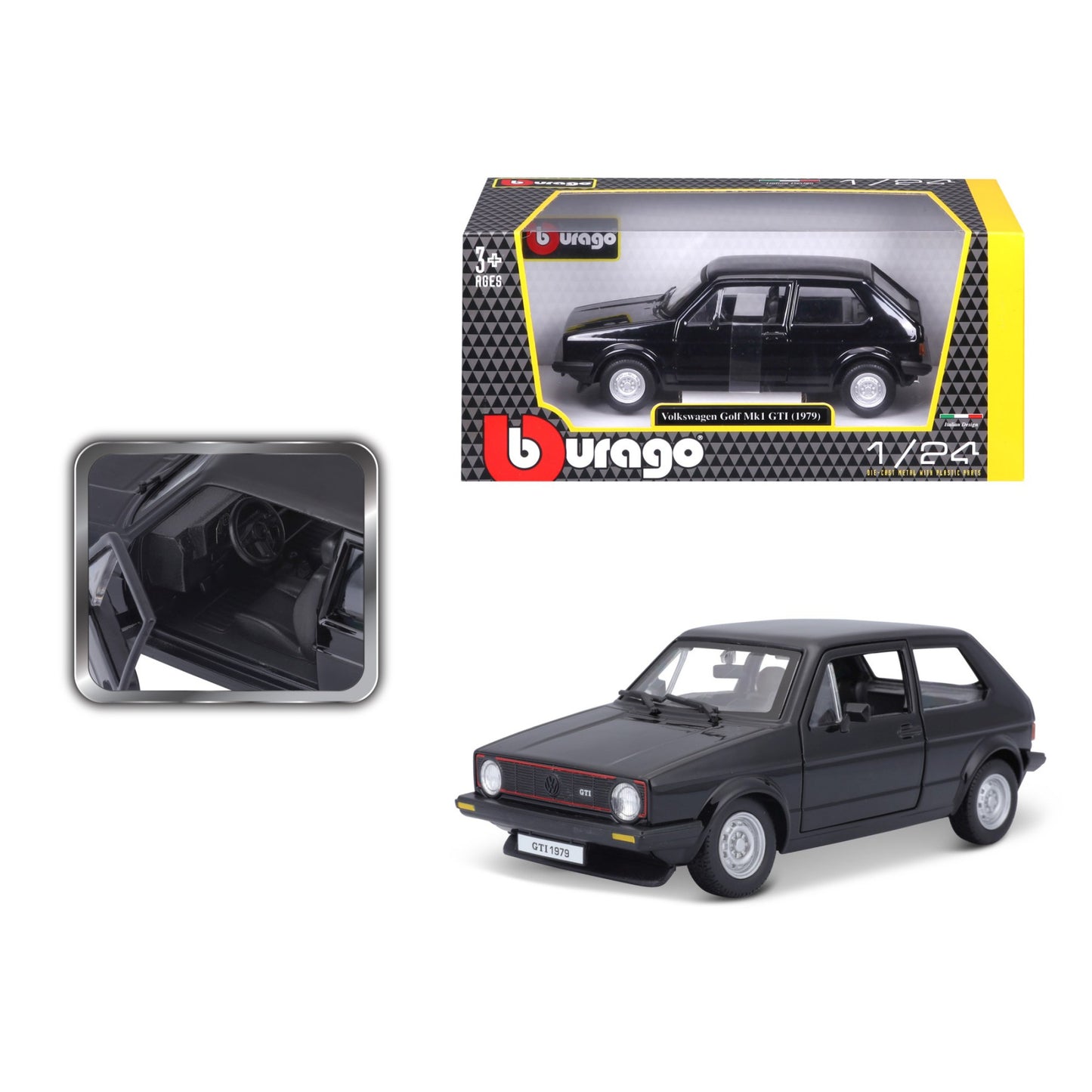 VW Golf Mk1 GTI 1979 1/24 Bburago Bur18-21089