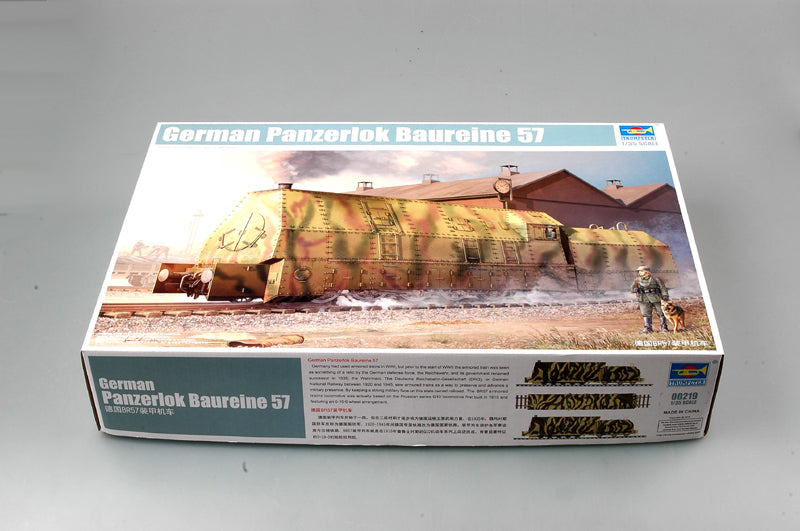 German Panzerlok BR57 Armoured Locomotive - 1/35 Scale - Trumpeter - TRU00219