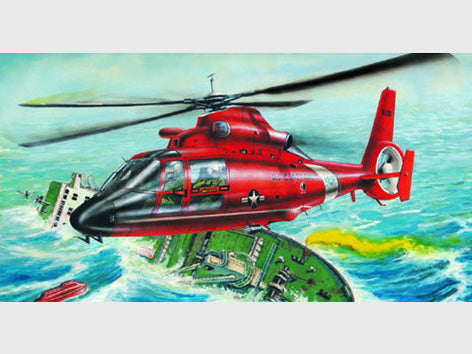 Eurocopter HH-65A Dolphin (US Coast Guard) - 1/48 Scale - Trumpeter - TRU02801
