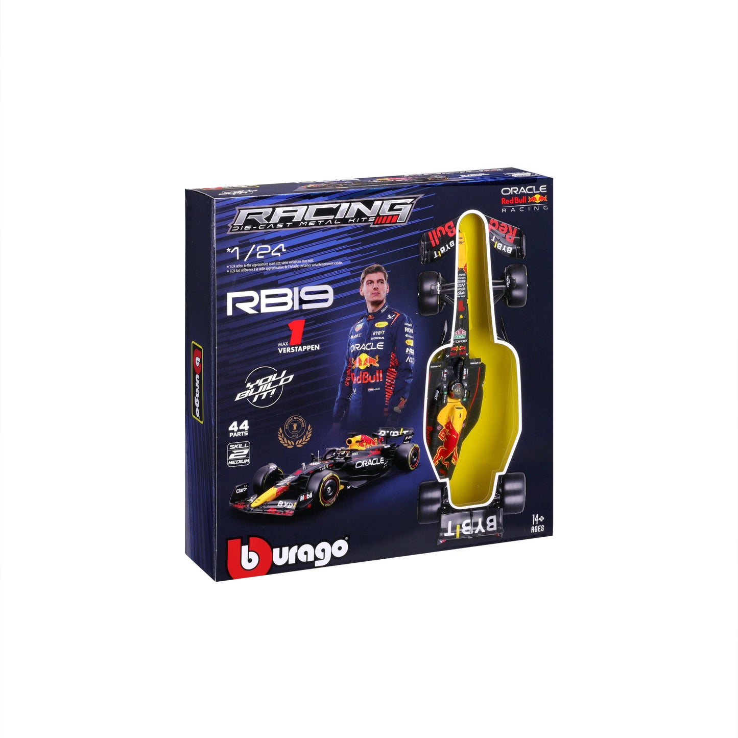Red Bull F1 RB19 2023 Model Kit #1 Verstappen 1/24 Bburago 18-28501