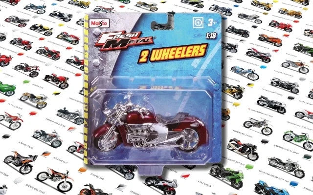 Motorcycles ( 12 Asst ) - 1/18 Scale - Maisto - MAI35300