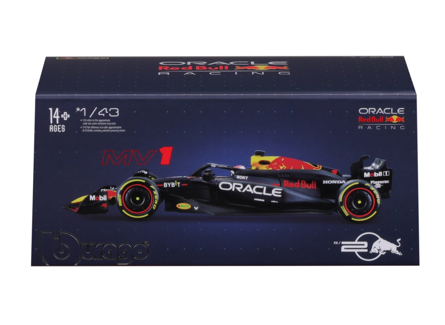 Red Bull F1 RB20 2024 (w/Helmet HC) #1 Max 1/43 Bburago 18-38098-1