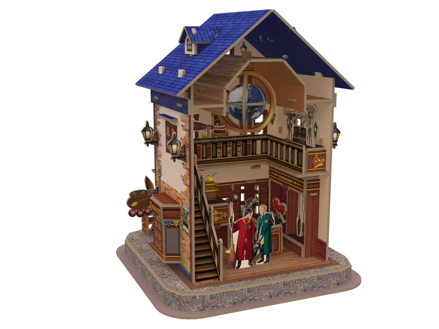 Harry Potter Quality QuidditchSupplies 71pcs 4D Model Kits 51068