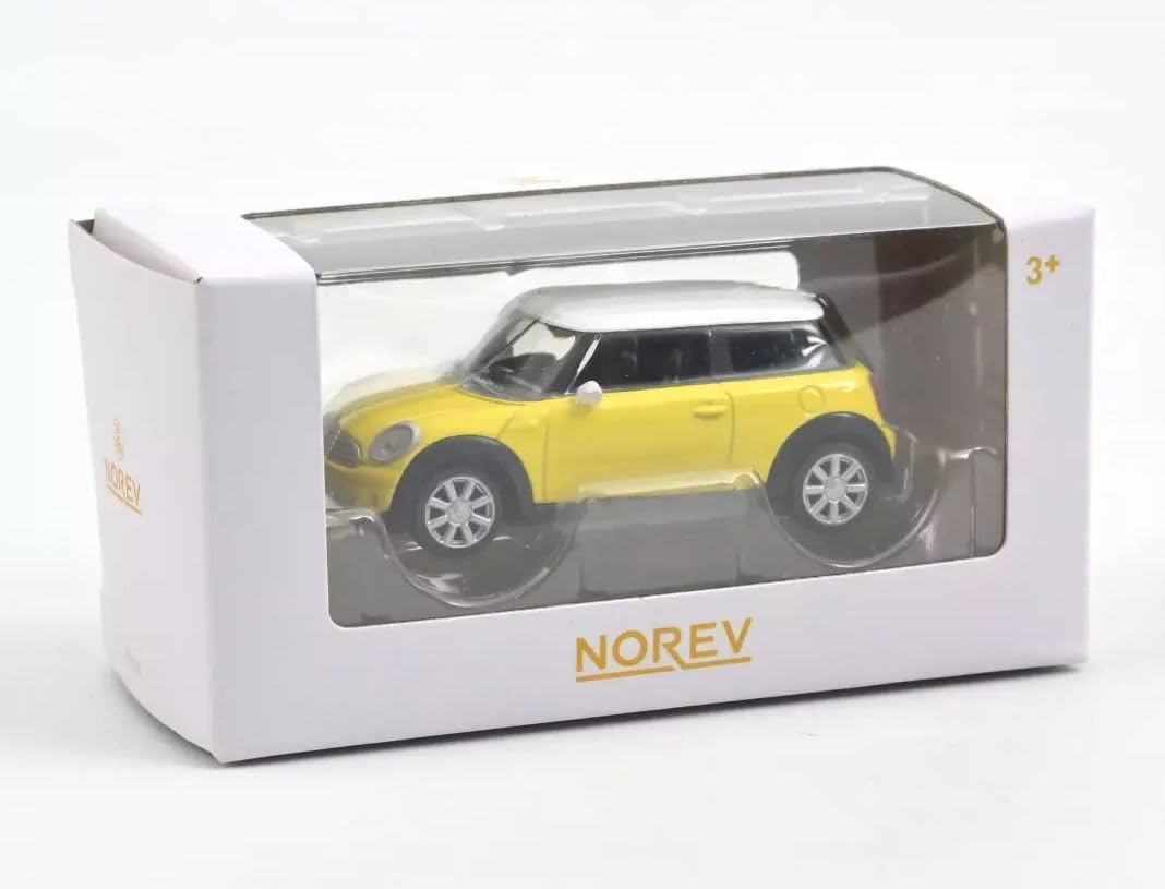 MINI COOPER ONE 2006 MELLOW YELLOW 1/54 Scale NOREV MTDNOR310519