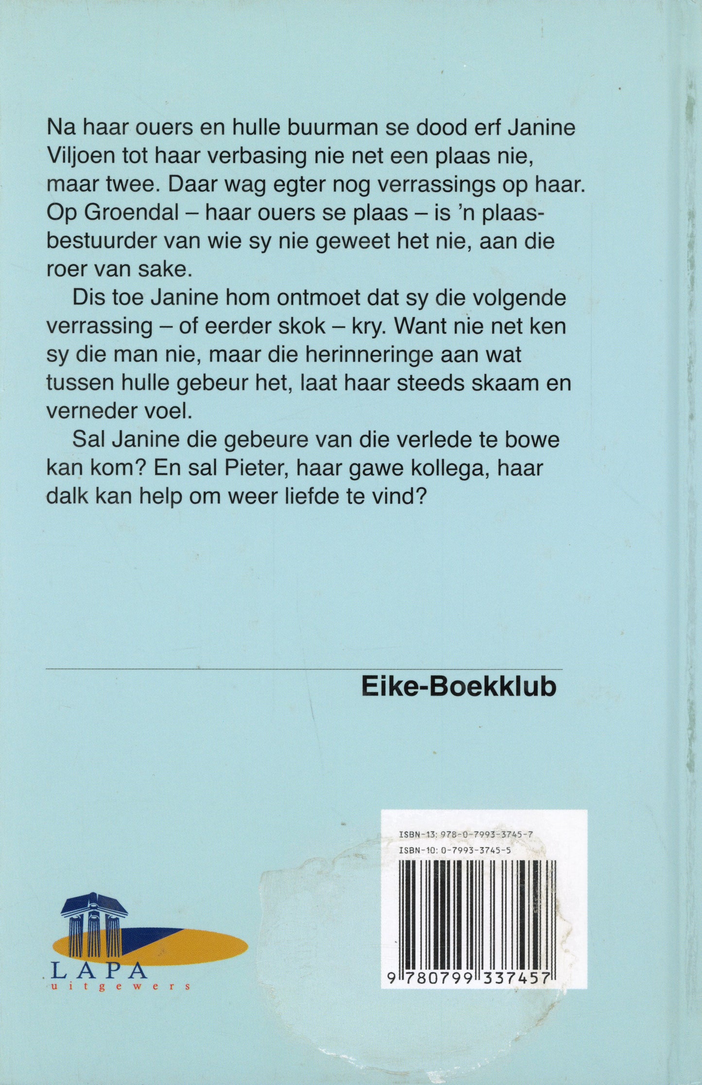 'n Vrou Soos Janine - LAPA Uitgewers 9780799337457