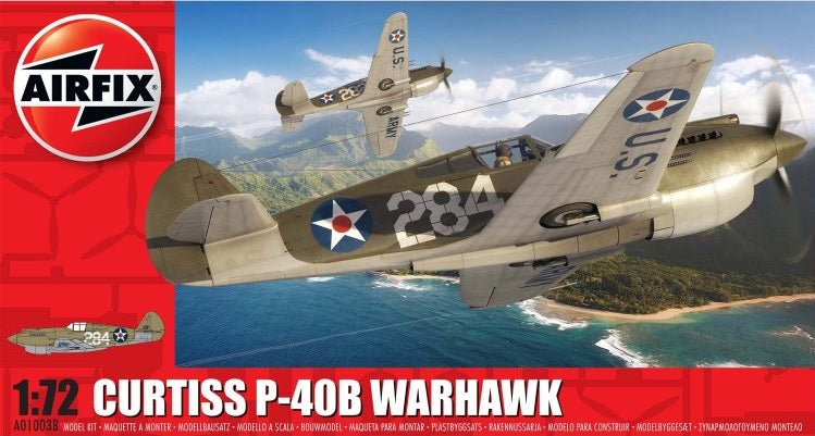 Curtiss P-40B Warhawk 1/72 Scale Airfix A01003B