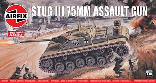 Stug III 75mm AssauLt Gun 1/76 Scale Airfix A01306V