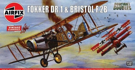 Fokker Dr.1 Triplane 1/72 Scale Airfix A02141V