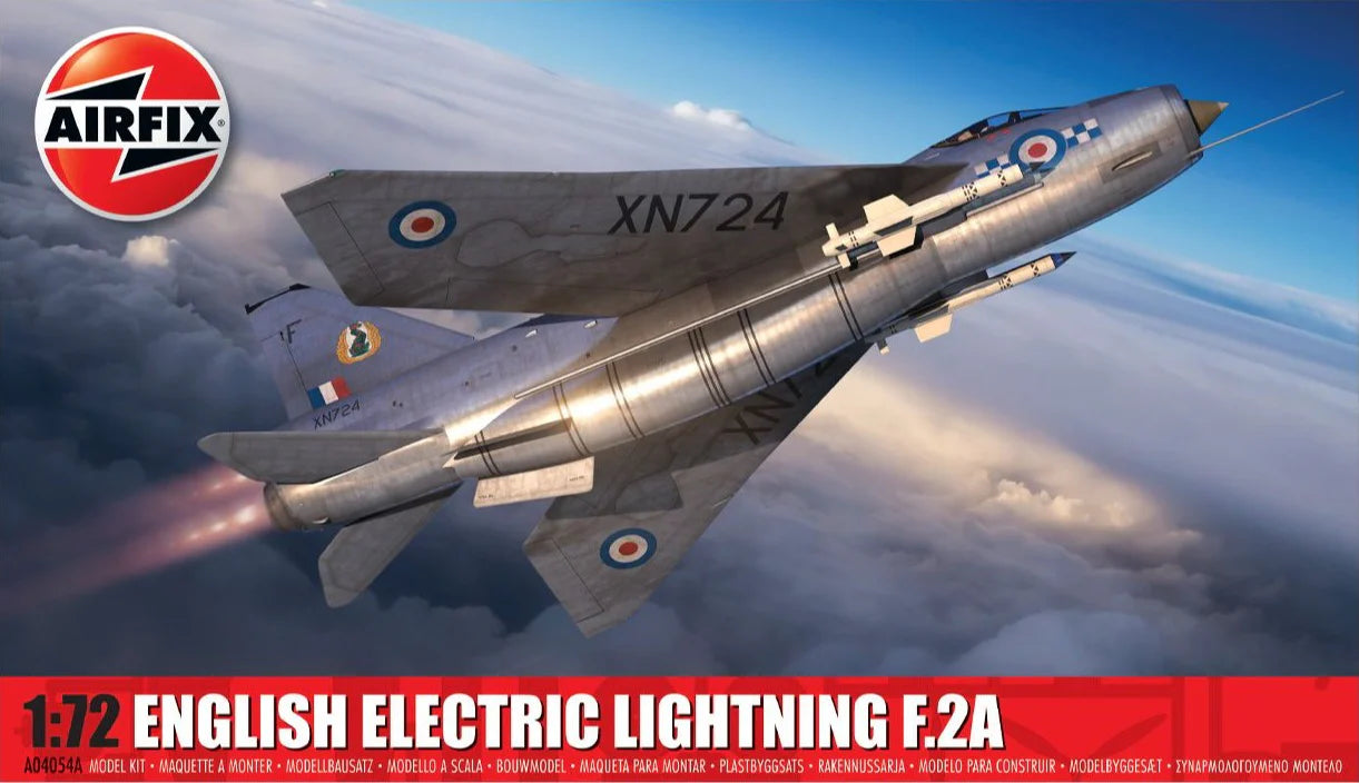 English Electric Lightning F.2A 1/72 Scale Airfix A04054A