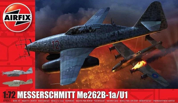 Messerschmitt Me.262B-1a/U1 1/72 Scale Airfix A04062