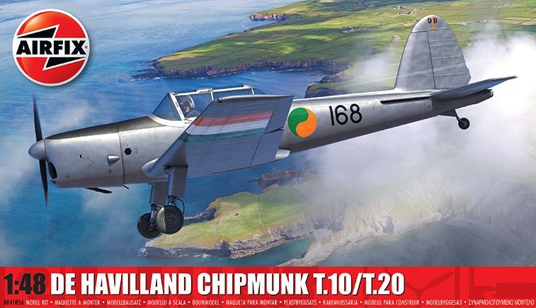 De Havilland DHC-1 Chipmunk T.10/t.20 - 1/48 Scale Airfix A04105A