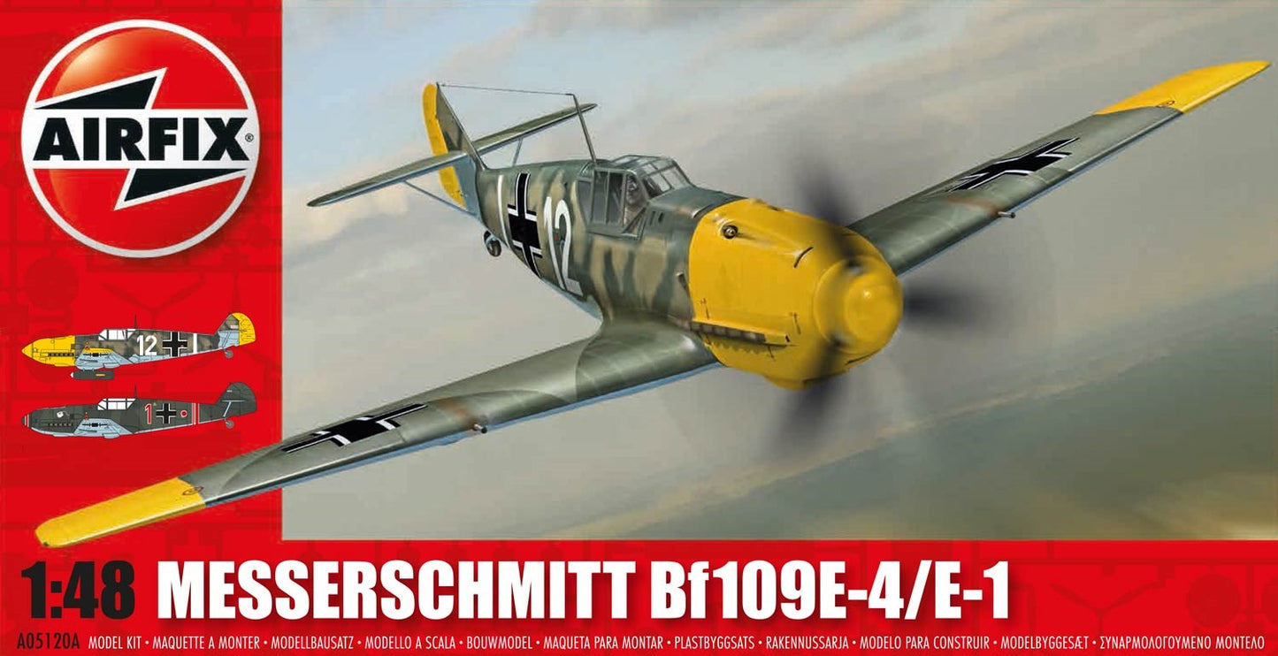 Messewrschmitt Me.109E-4/E-1 1/72 Scale Airfix A05120B