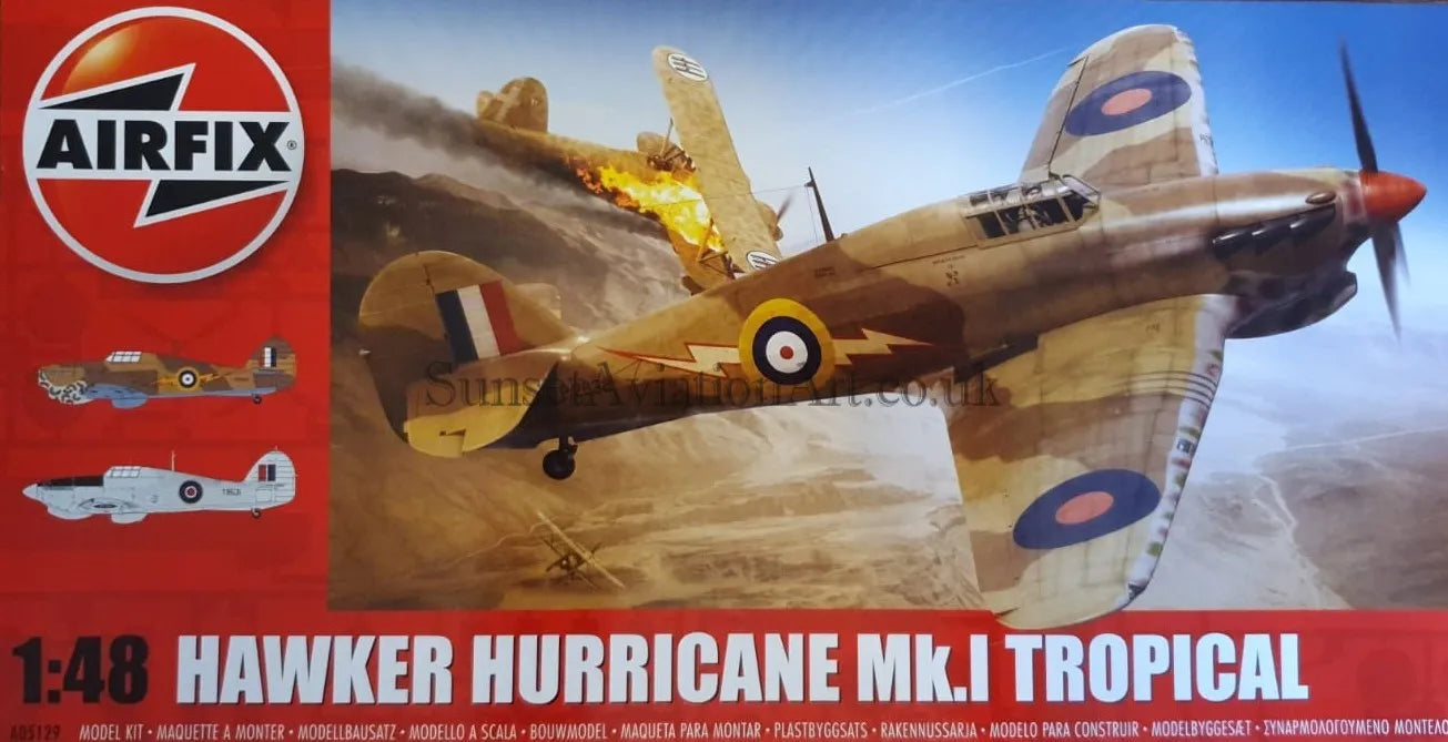 Hawker Hurricane Mk.1 Tropical 1/48 Scale Airfix A05129