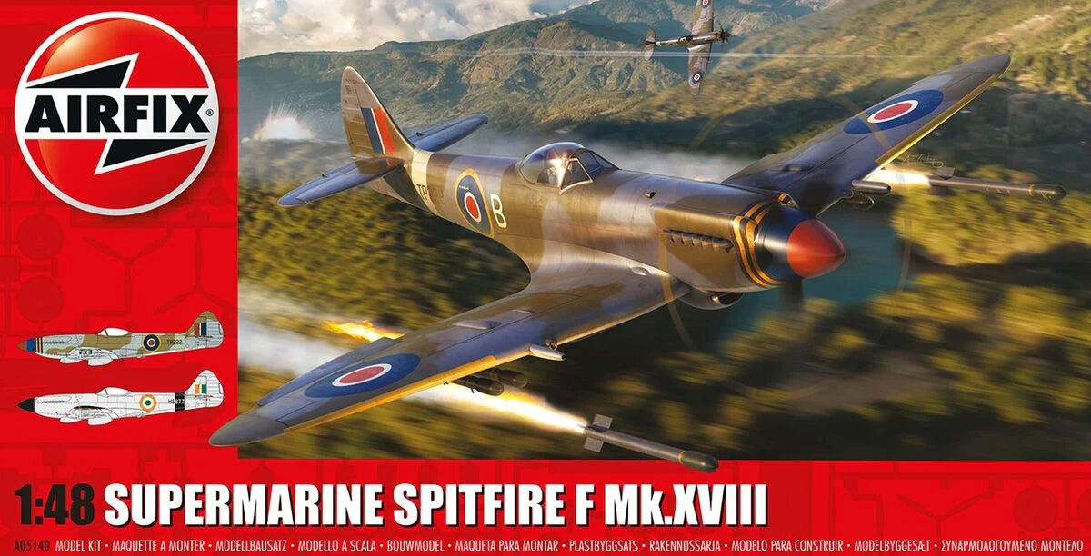 Supermarine Spitfire F Mk.XVIII 1/48 Scale Airfix A05140