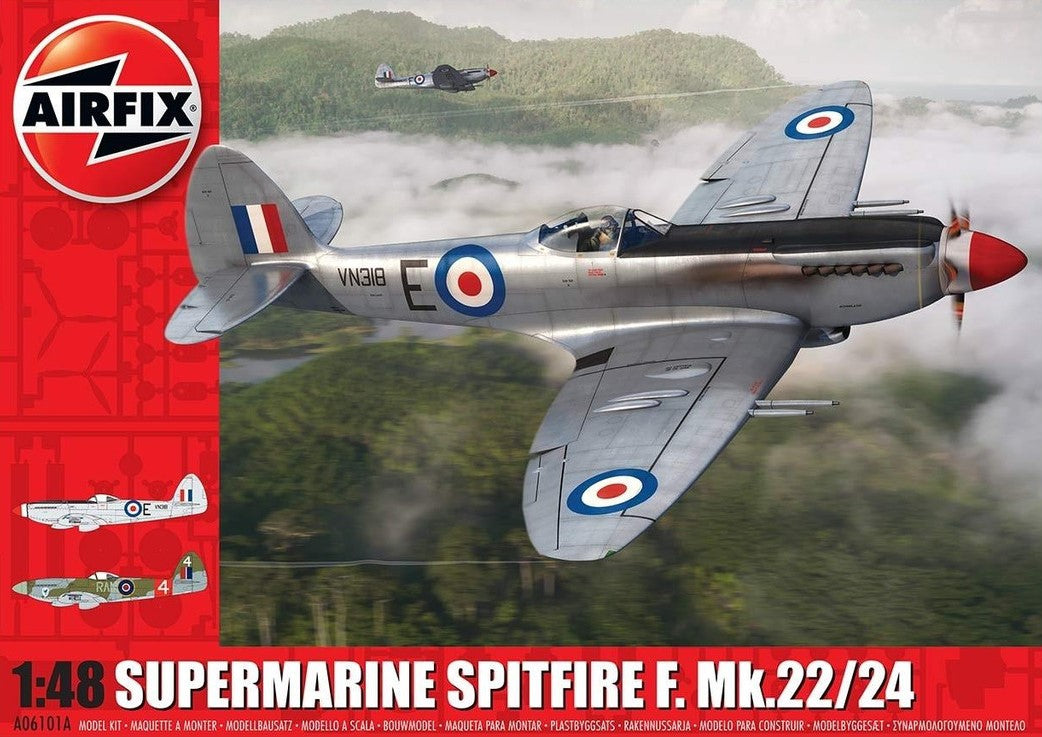 Supermarine Spitfire F.Mk.22/24 1/48 Scale Airfix A06101A