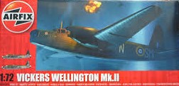 Vickers Wellington Mk.II 1/72 Scale Airfix A08021