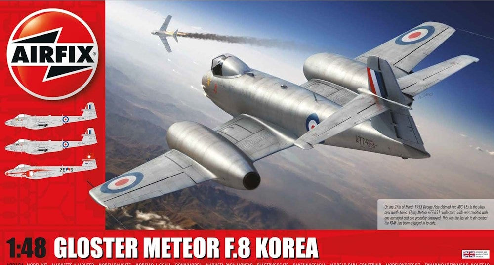Gloster Meteor F.8 Korean War 1/48 Scale Airfix A09184