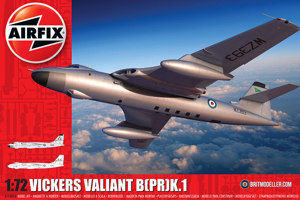 Vickers Valiant B(PR)Mk.1 1/72 Scale Airfix A11001AP