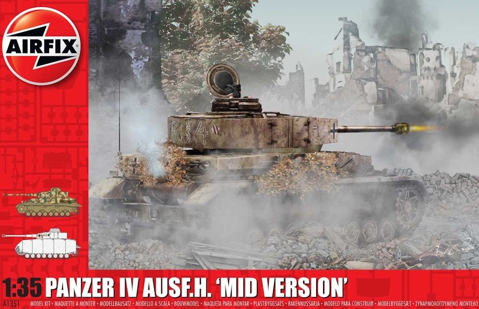 Panzer IV Ausf H H Mid Version 1/35 Scale Airfix A1351