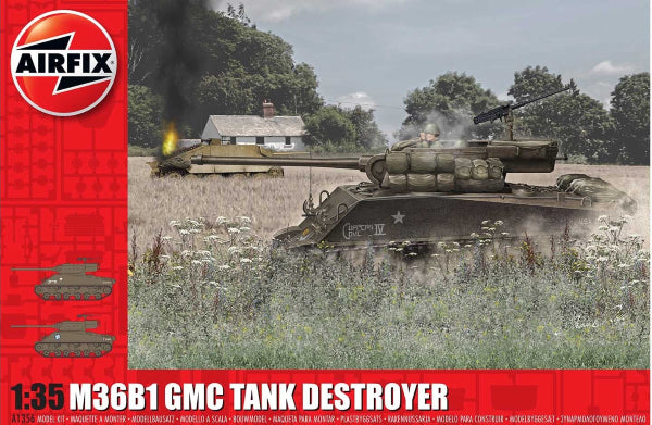 M36B1 GMC Tank Destroyer (US Army) 1/35 Scale Airfix A1356