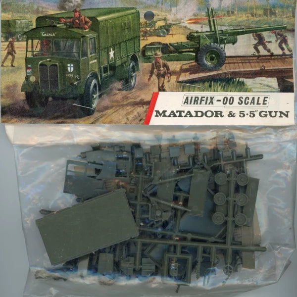 Matador & 5.5" Gun - OO (1/76) Scale Airfix A14V
