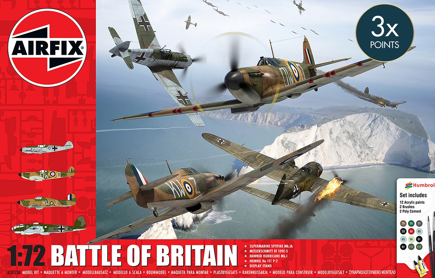 Battle of Britain Gift Set - 1/72 Scale - Airfix - A50173A