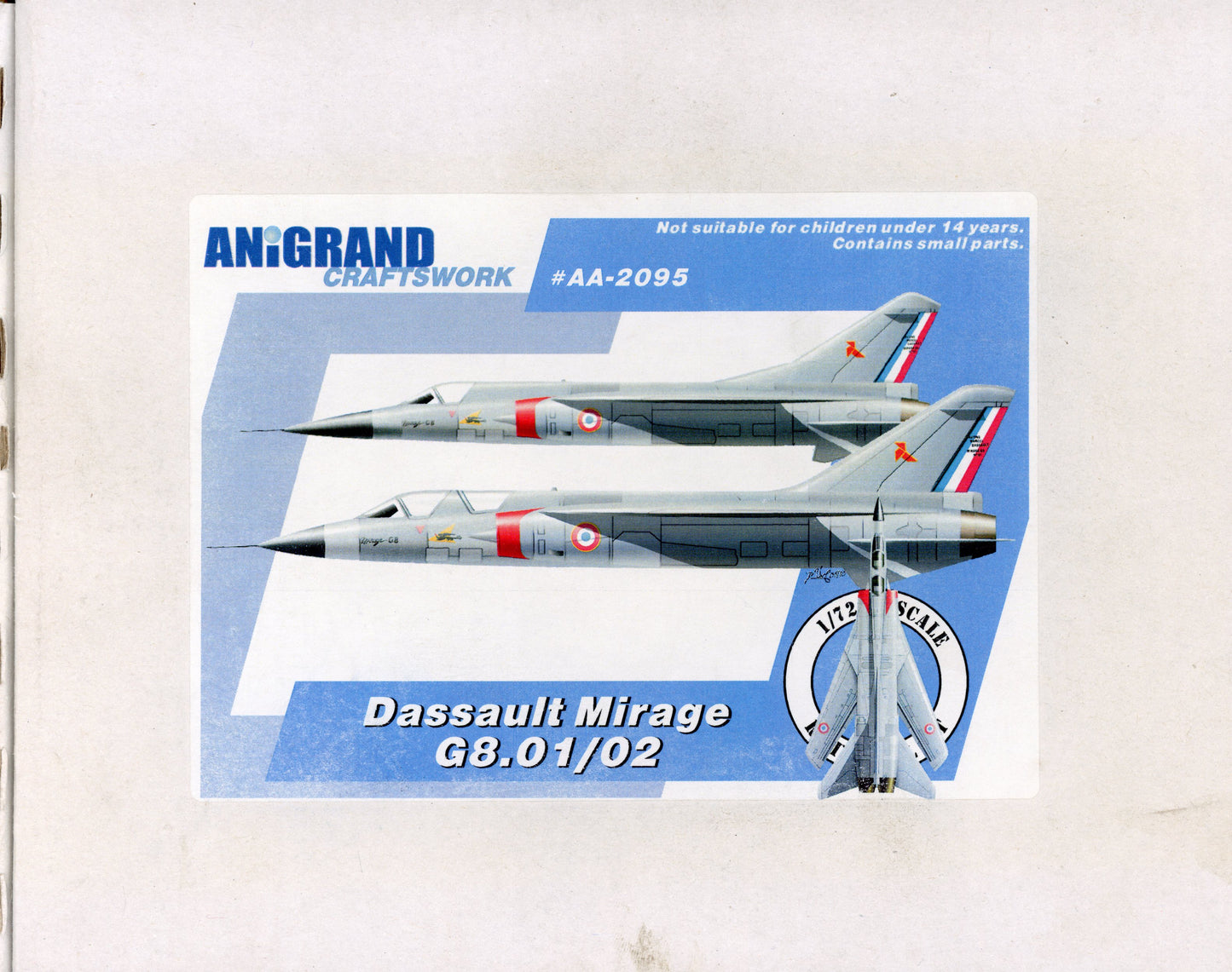 Dassault Mirage G8.01/02 - 1/72 Scale Anigrand Craftworks AA-2095