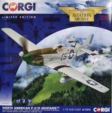 North American Mustang 1/72 Scale - Corgi AA27704