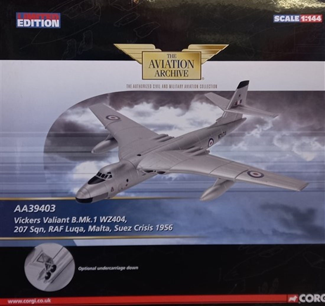 Vickers Valiant B. Mk.1 1/144 Scale Corgi AA39403
