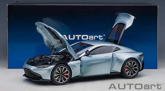 Aston Martin Vantage Skyfall Silver 2019 1/18 Scale Auto Art AA70276