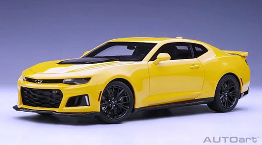 Chevrolet Camaro ZL1 Bright Yellow 2017 1/18 Scale Auto Art AA71205