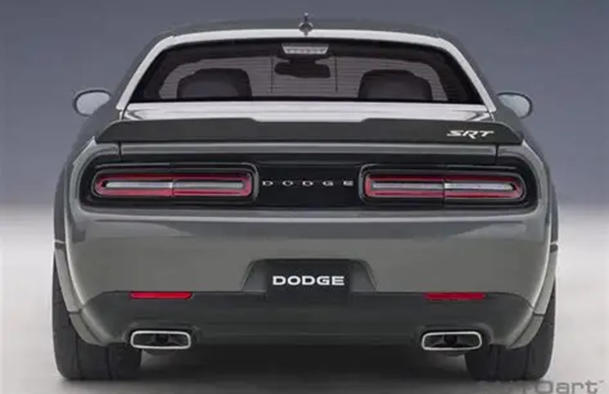 Dodge Challenger SRT Hellcat Widebody 2018 Grey/Gunmetal Str 1/18 Scale Auto Art AA71738