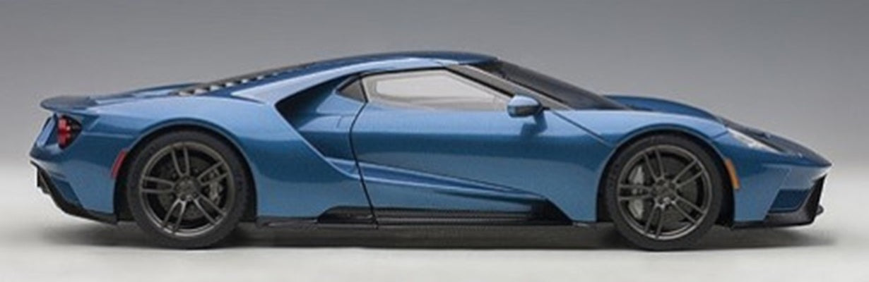 Ford Gt Liquid Blue 2017 1/18 Scale Auto Art AA72942