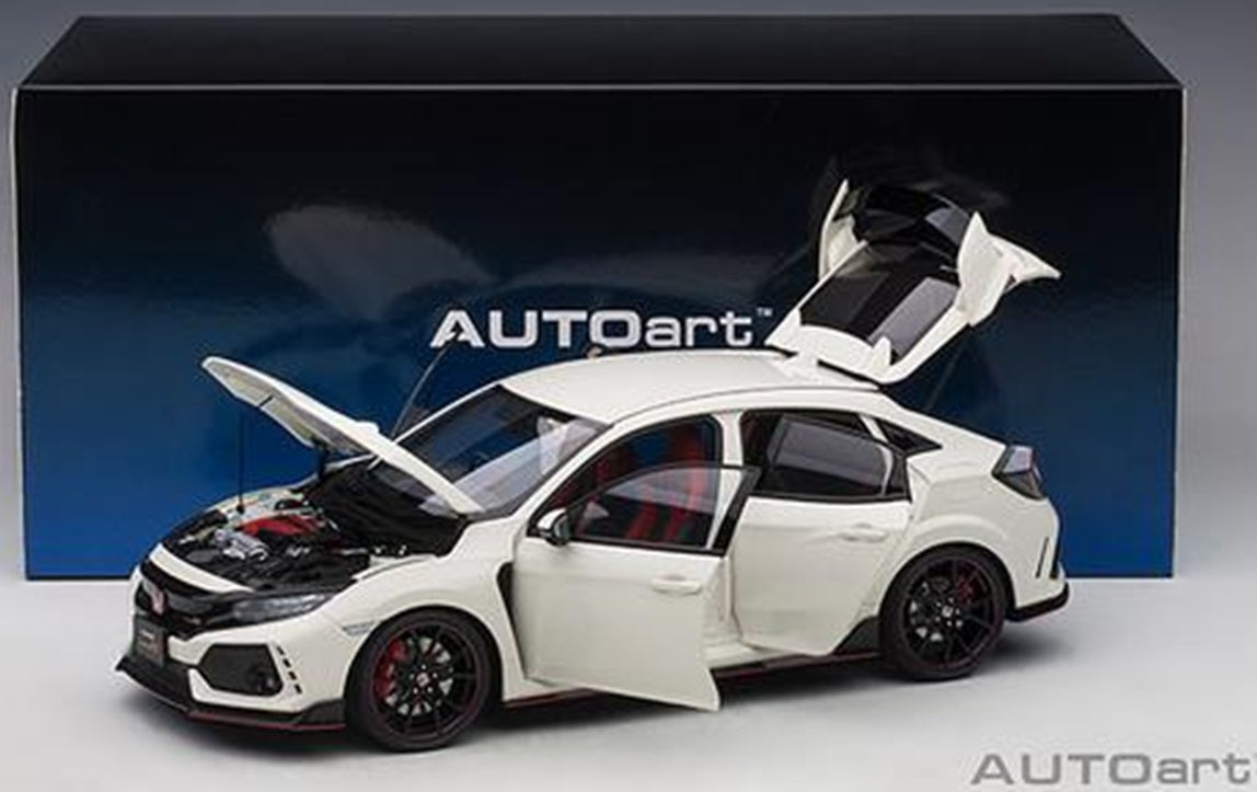 Honda Civic Type R Fk8 Championship White 1/18 Scale Auto Art AA73266