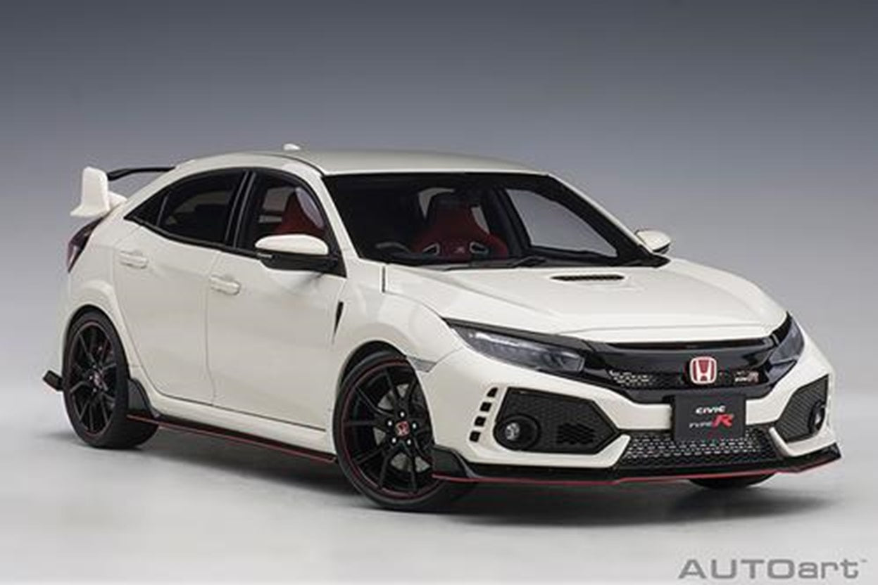 Honda Civic Type R Fk8 Championship White 1/18 Scale Auto Art AA73266