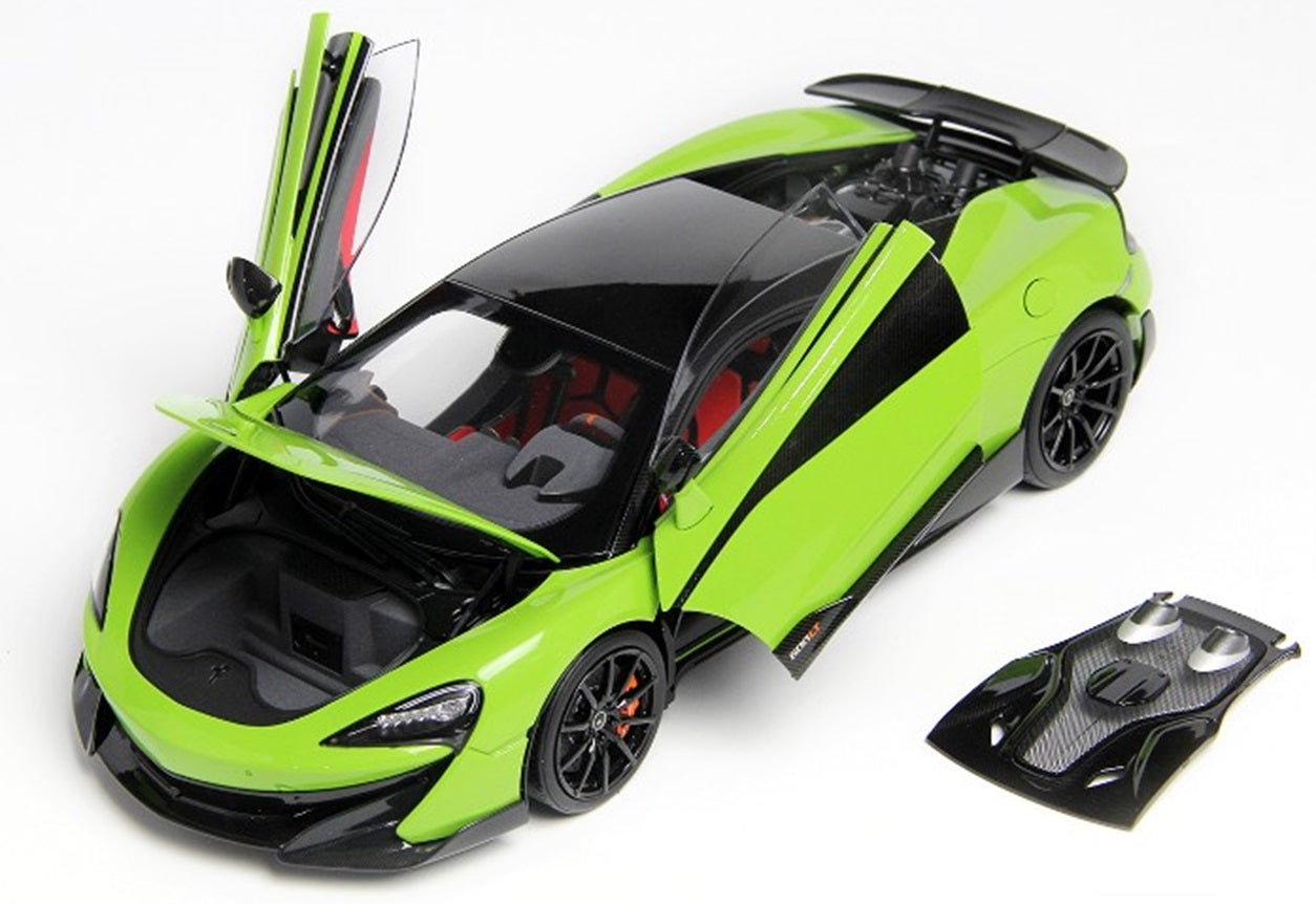 Mclaren 570s Mantis Green/Black Wheels 1/18 Scale Auto Art AA76042