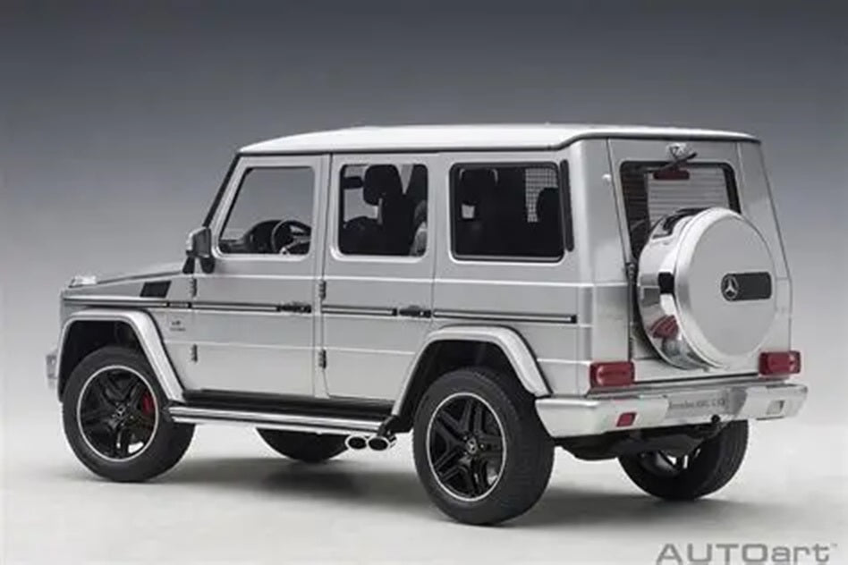 Mercedes- Benz AMG G63 2017 Silver 1/18 Scale Auto Art AA76323