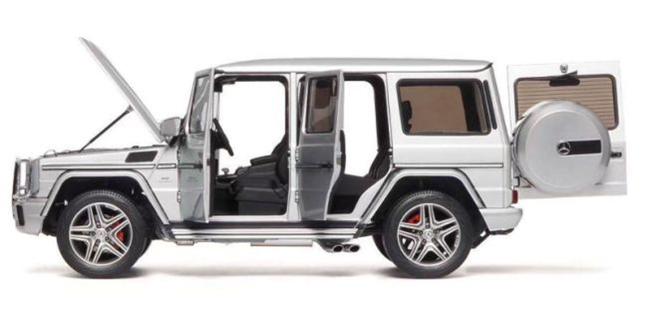 Mercedes- Benz AMG G63 2017 Silver 1/18 Scale Auto Art AA76323