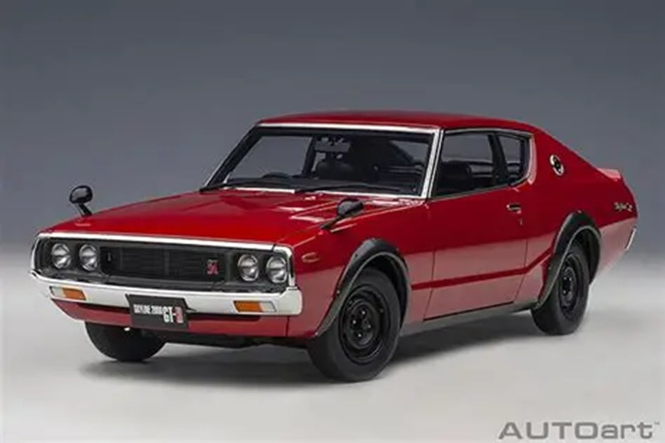 Nissan Skyline 2000GT-R KPGC110 Red 1/18 Scale Auto Art AA77473