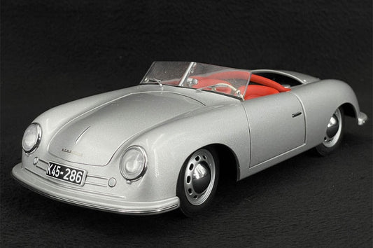 Porsche 356 Number 1 Silver 1/18 Scale Auto Art AA78072
