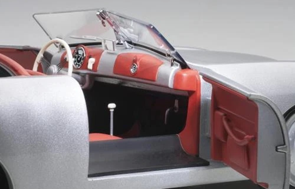 Porsche 356 Number 1 Silver 1/18 Scale Auto Art AA78072