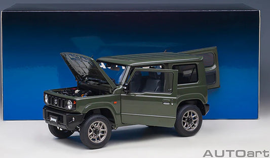 Suzuki Jimny JB64 Jungle Green 1/18 Scale Auto Art AA78504