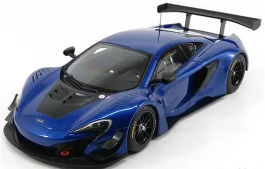 Mclaren 650s GT3 Blue/Black Accents  1/18 Scale Auto Art AA81641
